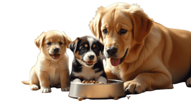 Puppies and Mother Dog image